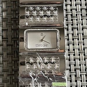 Roberto Cavalli Silver Bracelet Watch